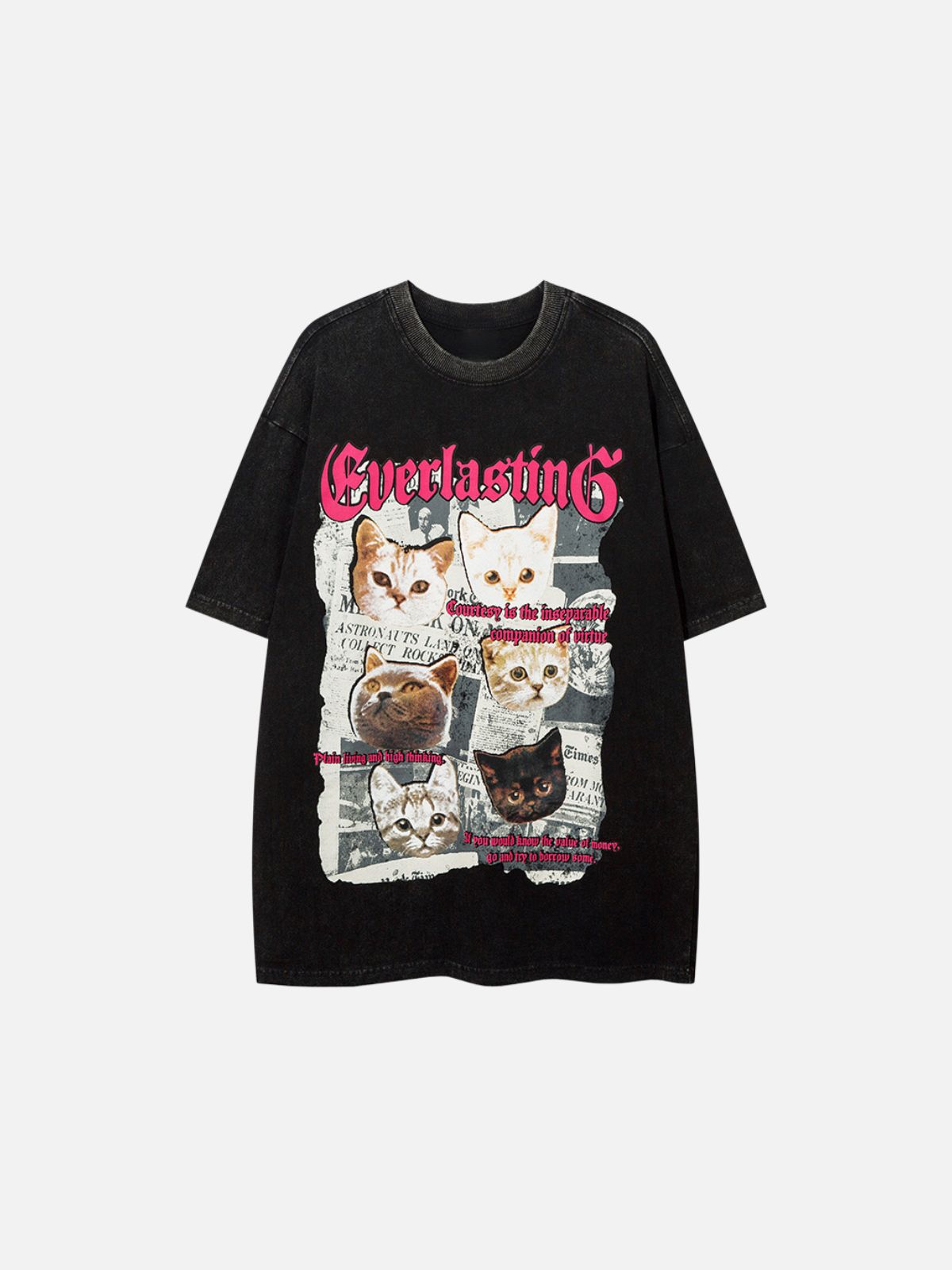 Haaura Everlasting Cat Print Tee