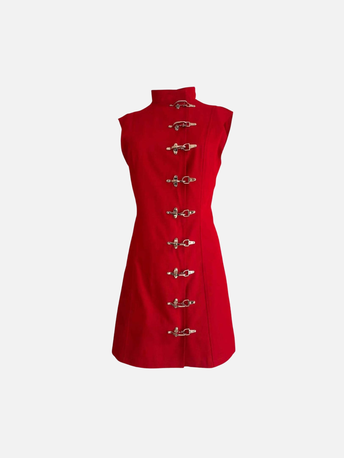 Haaura Fireman Clasp Sleeveless Dress