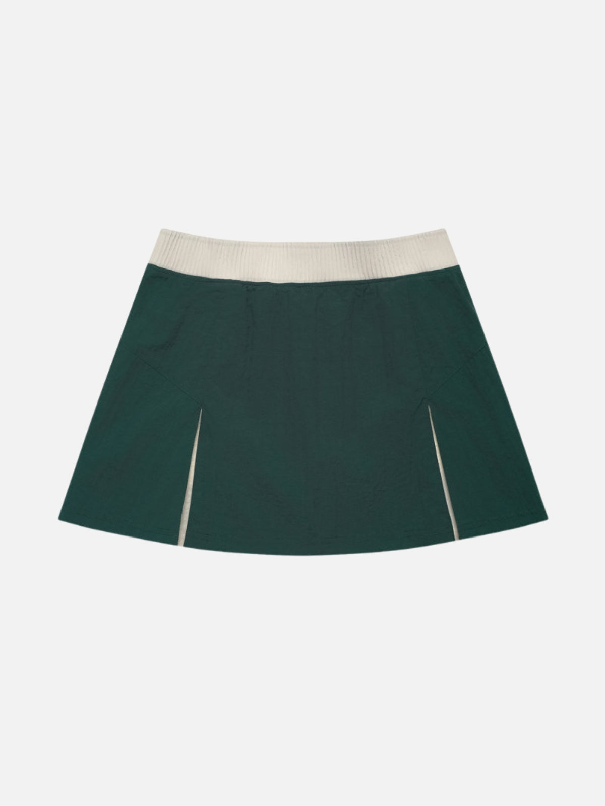 Haaura Contrast Waist Parachute Skirt