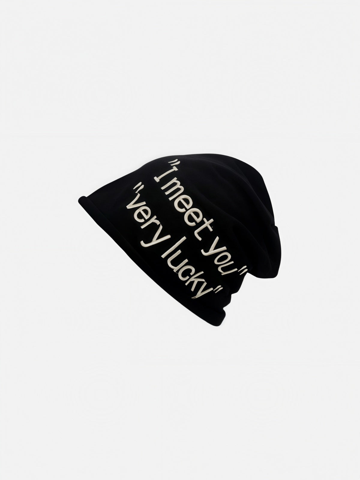 Lucky Slogan Beanie