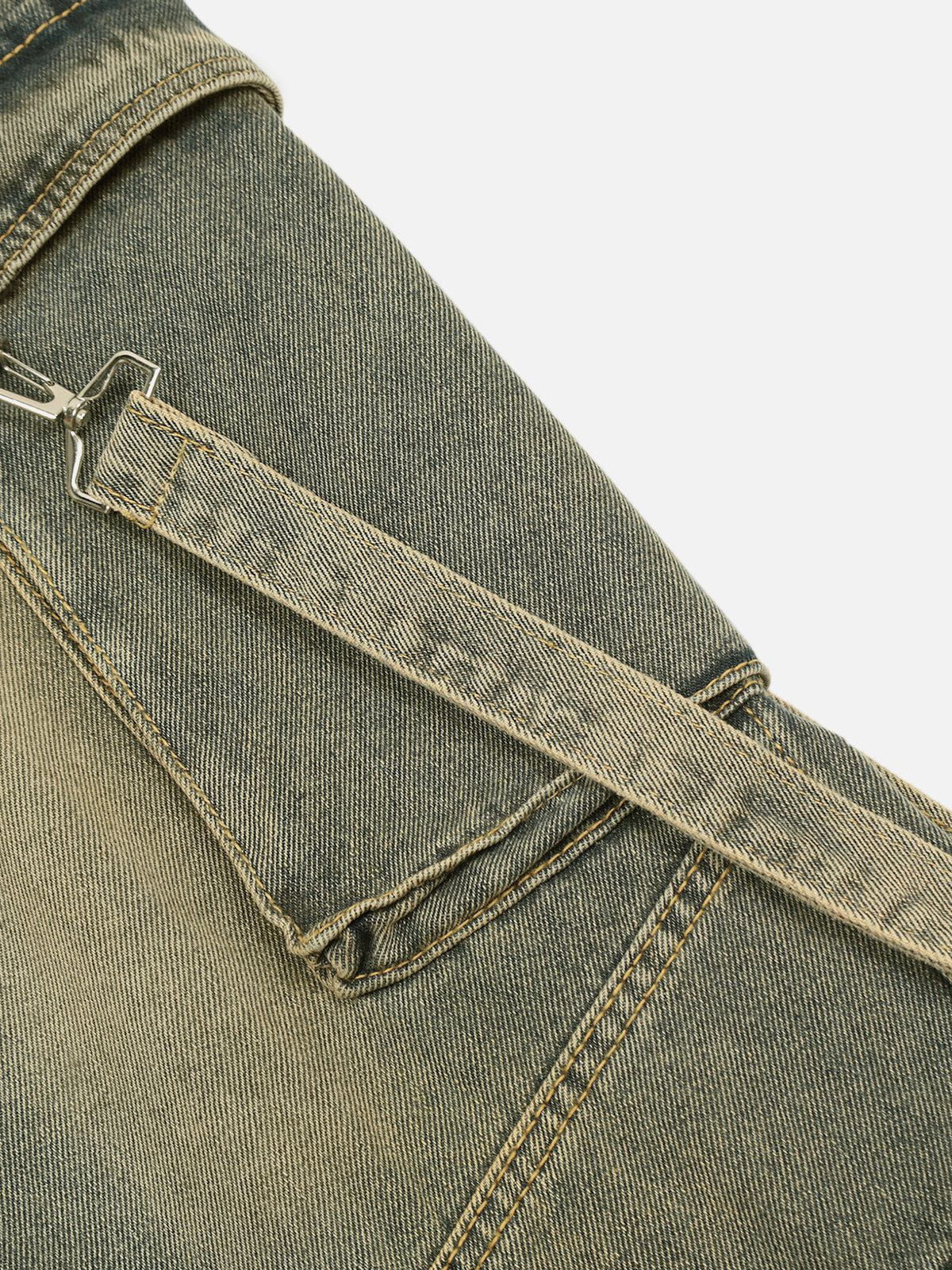Haaura Multi Pocket Baaggy Jeans