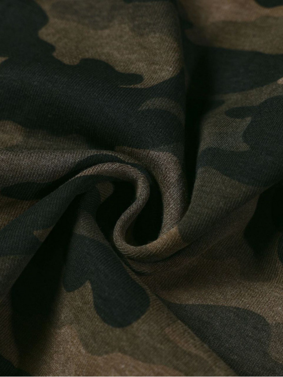 Haaura CAMO Studded Off-The-Shoulder Tee