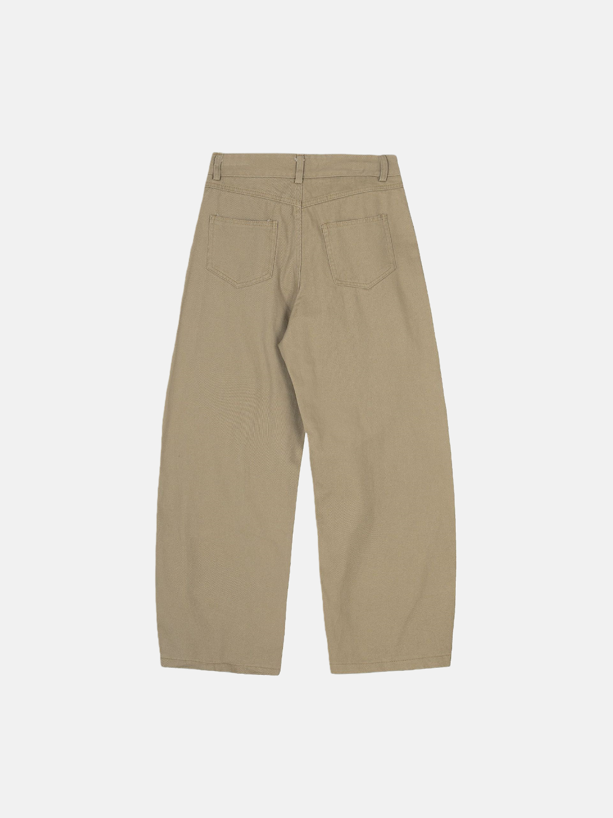 Haaura Plaid Sash Wide-Leg Pants