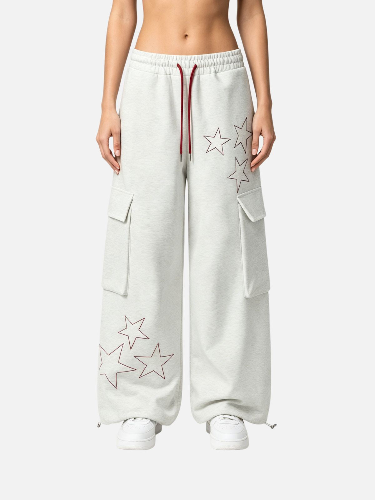 Haaura Rhinestone Star Sweatpants