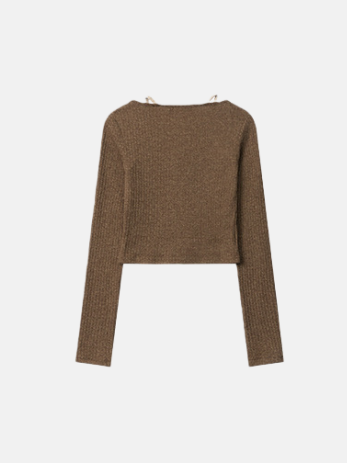 Haaura Arithmetic Muscle Embroidered Crop Sweater