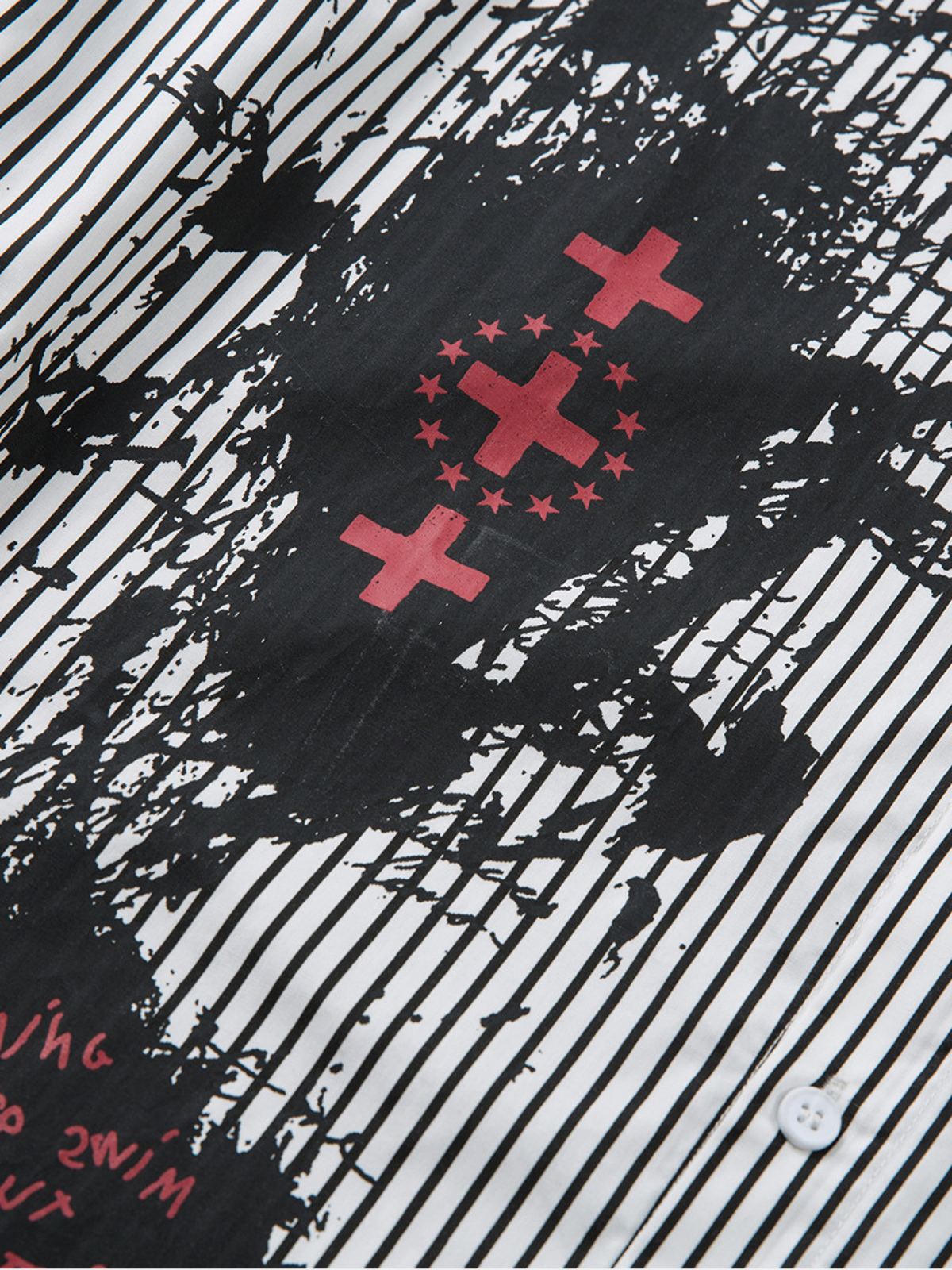 Haaura Deconstructed “U.S. Football” Graphic Shirt