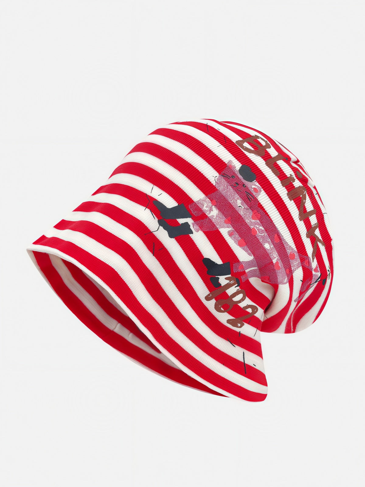 Graphic Stripe Beanie