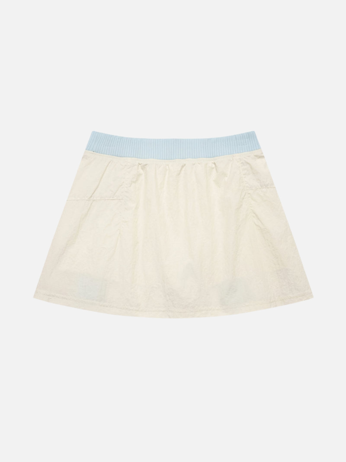 Haaura Contrast Waist Parachute Skirt