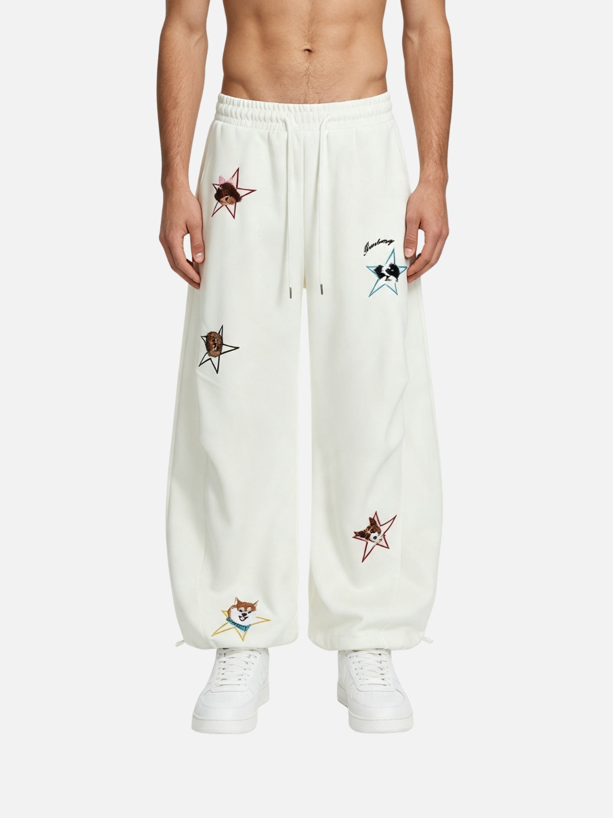 Haaura Dog Star Graphic Baggy Sweatpants