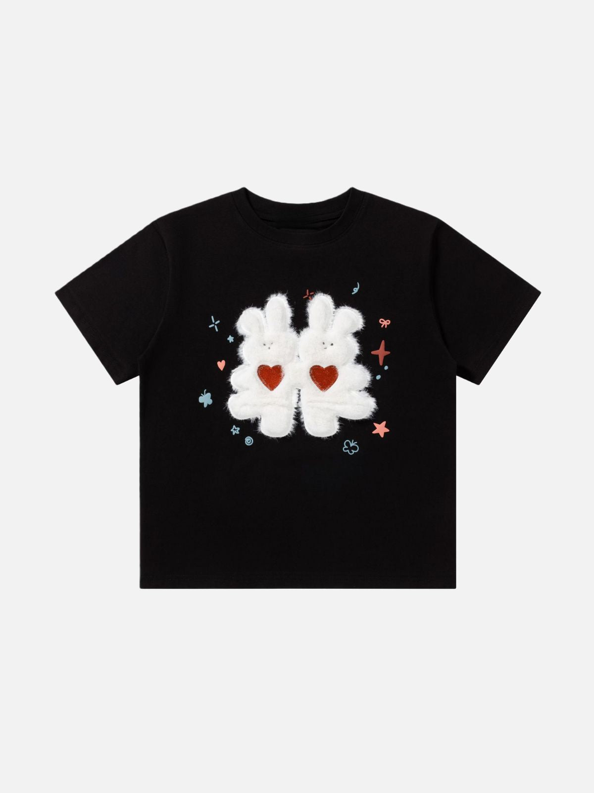 Haaura Fuzzy Bunny Tee