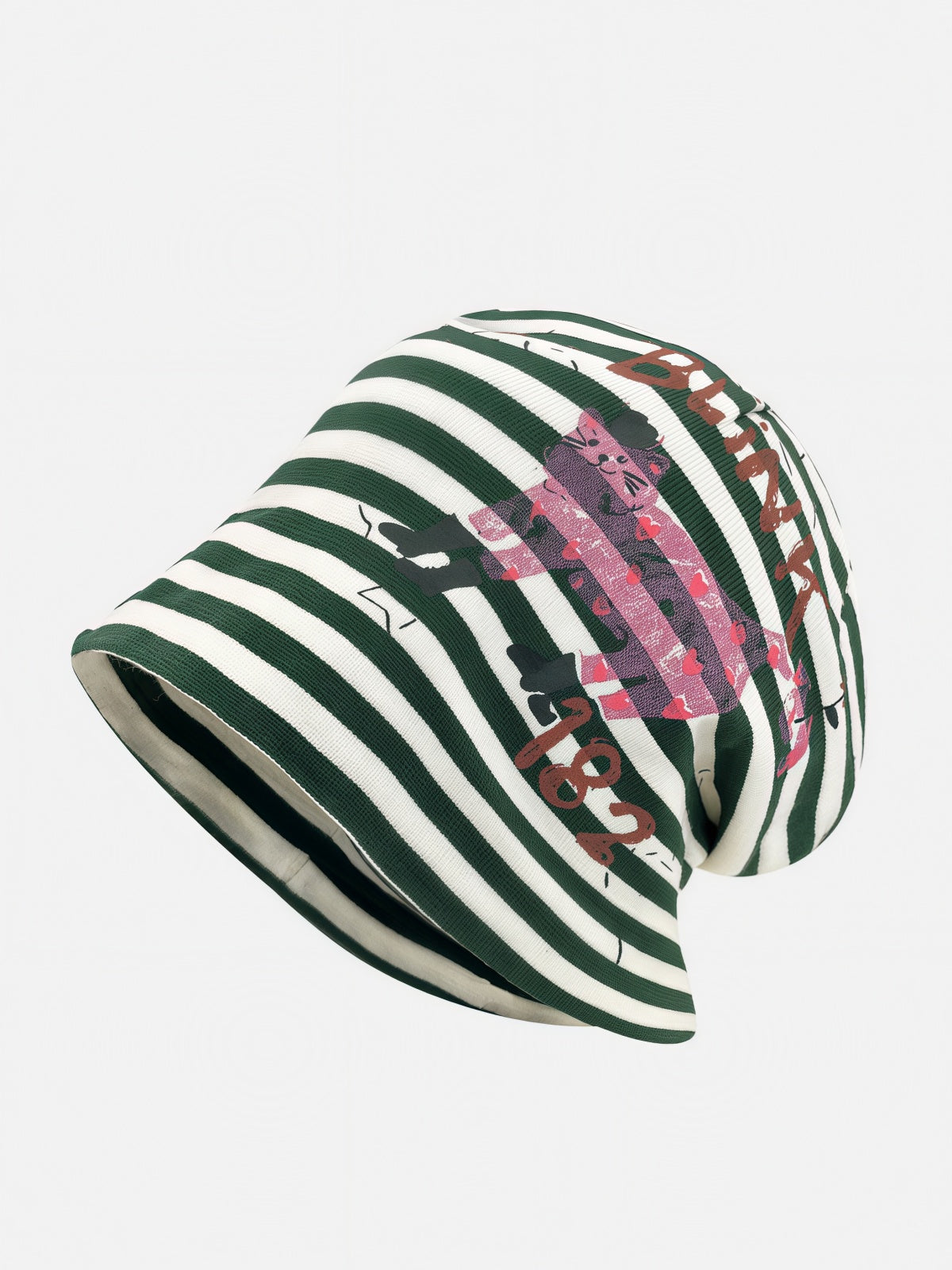 Graphic Stripe Beanie