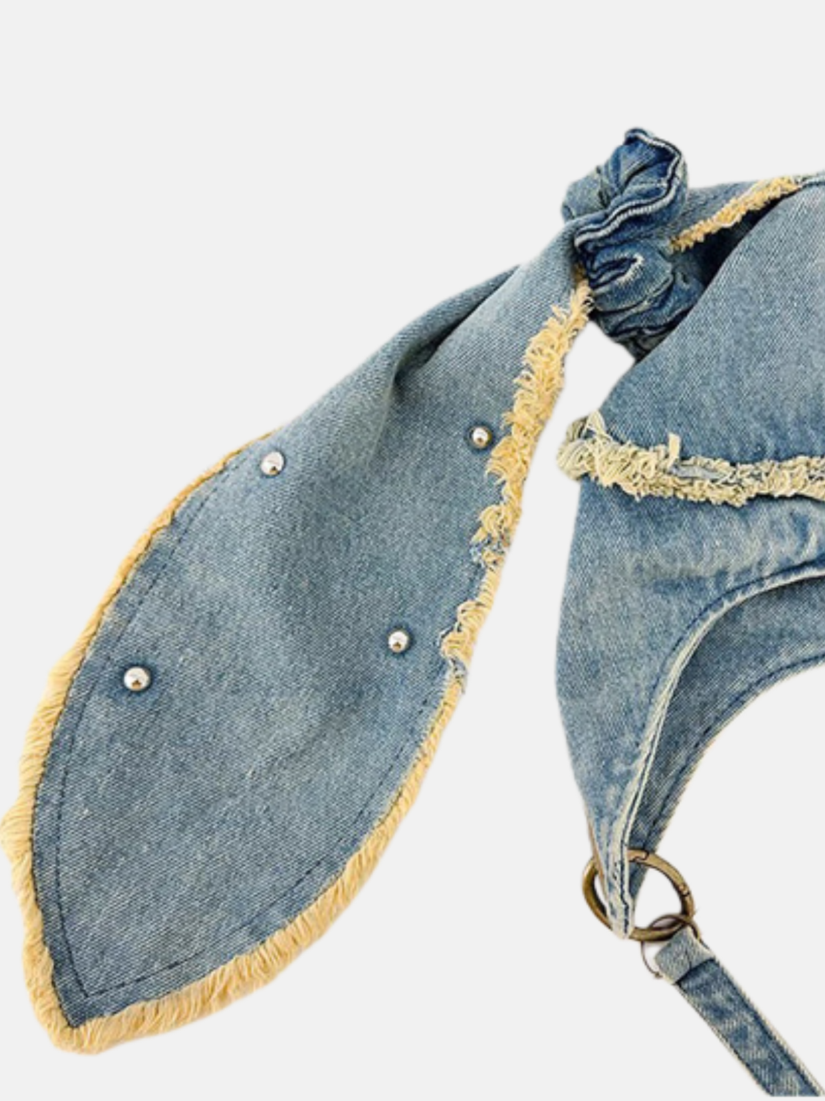 Vintage Washed Raw-Edge Distressed Cowboy Hat