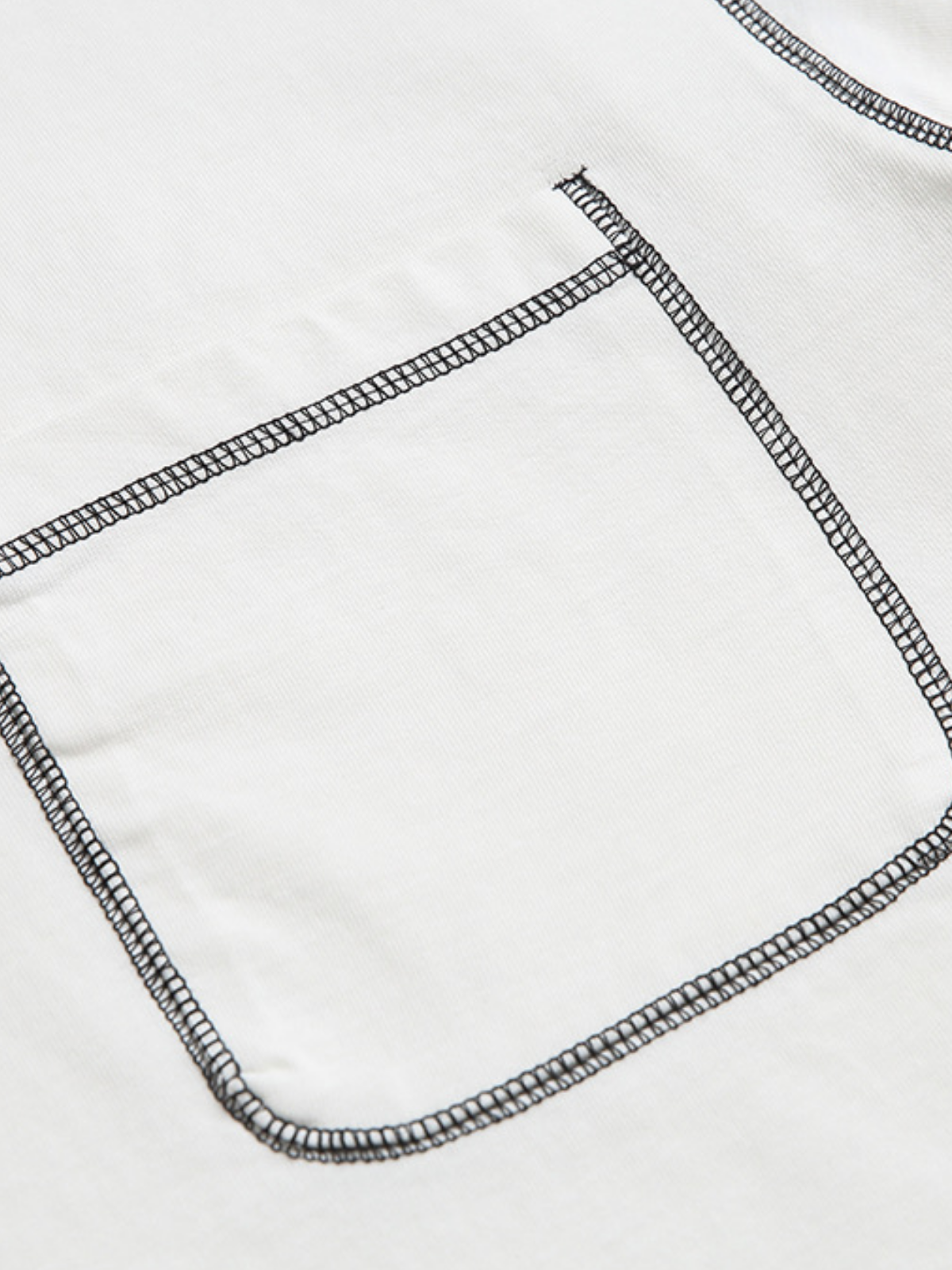 Haaura Contrast Stitch Pocket Relaxed Tee