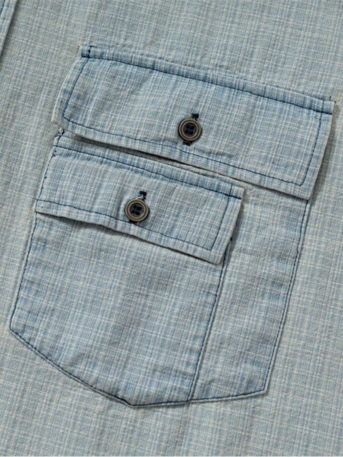 Haaura Layered Pocket Short Sleeve Shirt