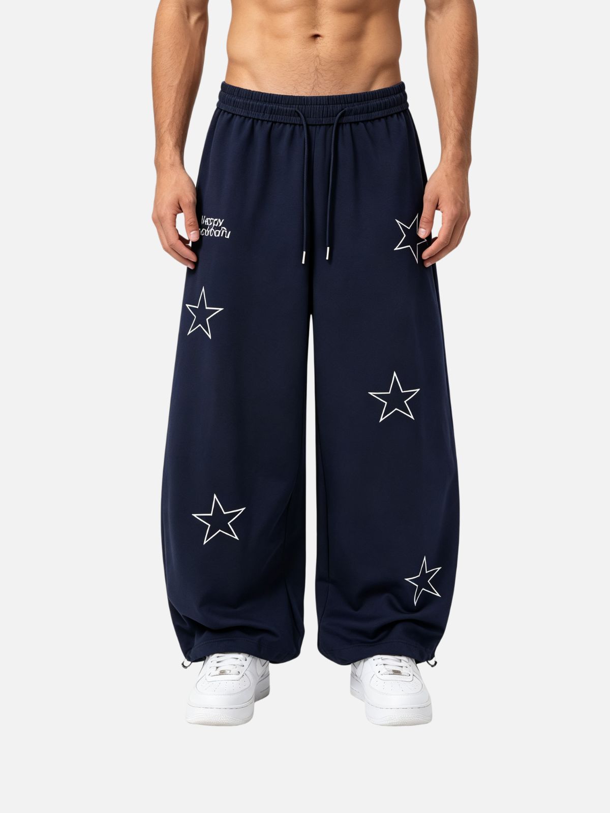 Haaura Star Graphic Baggy Sweatpants