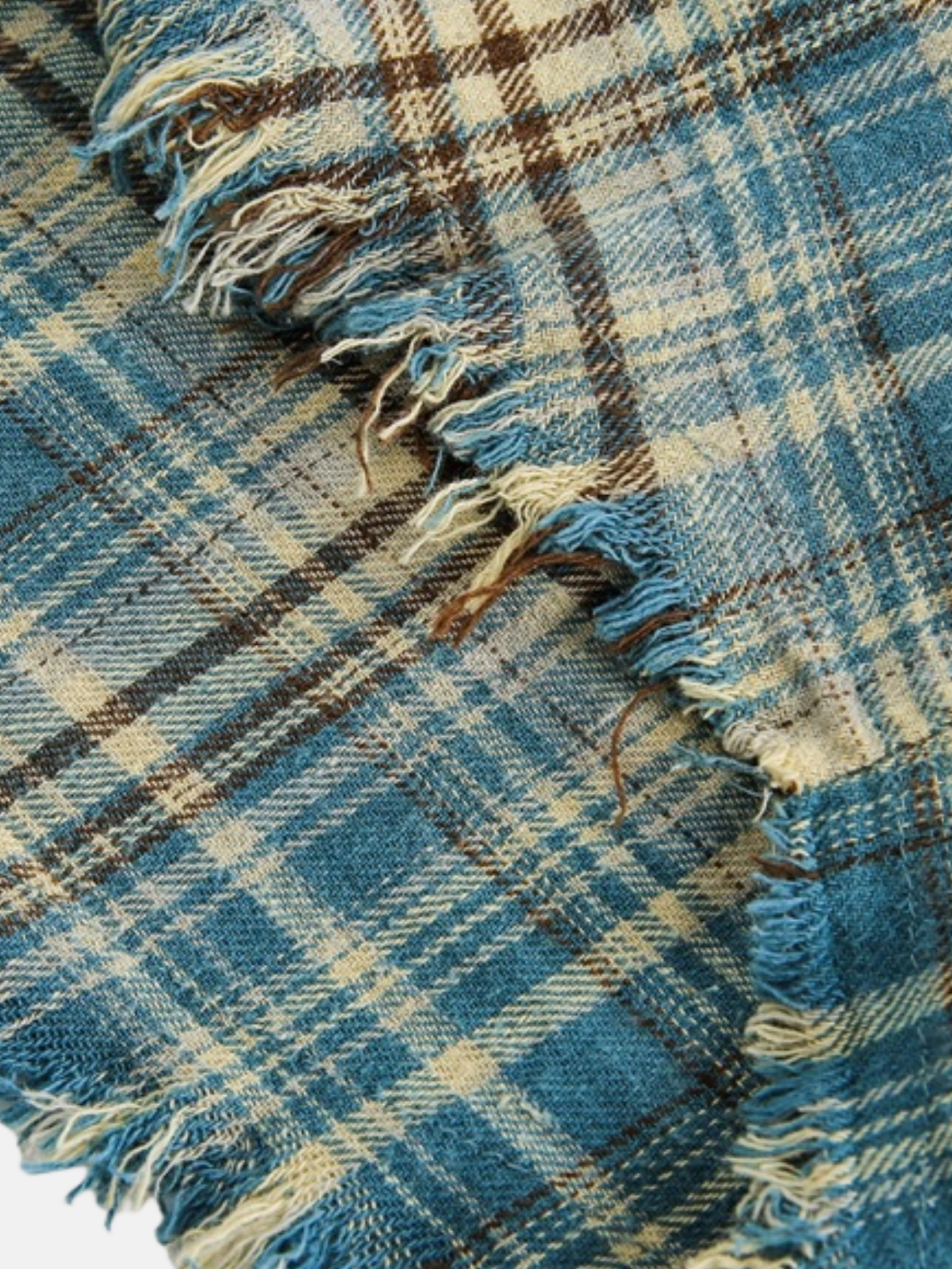 Haaura Gradient Plaid Work Shirt
