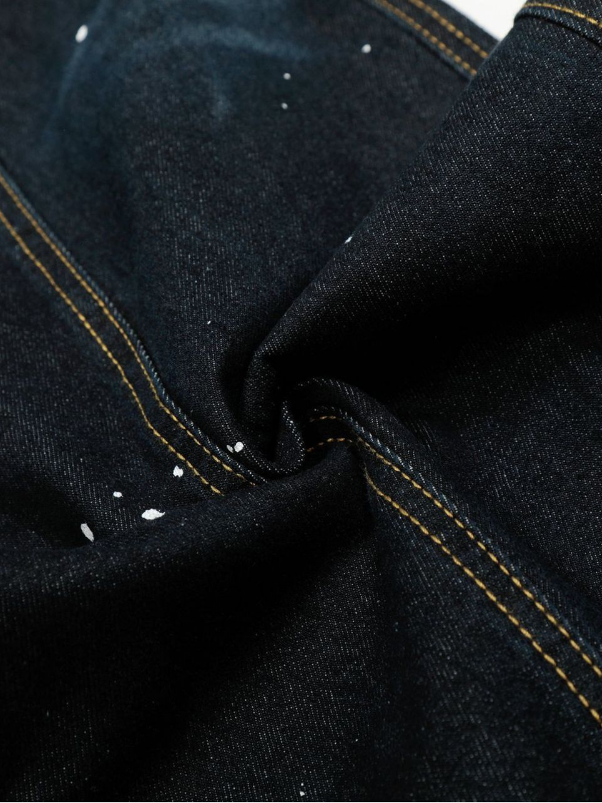Haaura Splatter Washed Baggy Barrel Jeans
