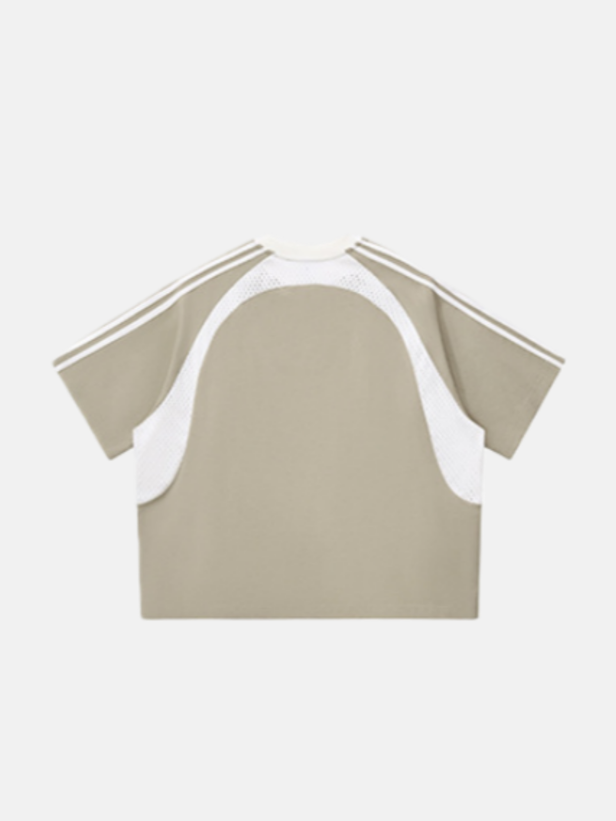 Haaura Contrast Mesh Panel Sports Tee