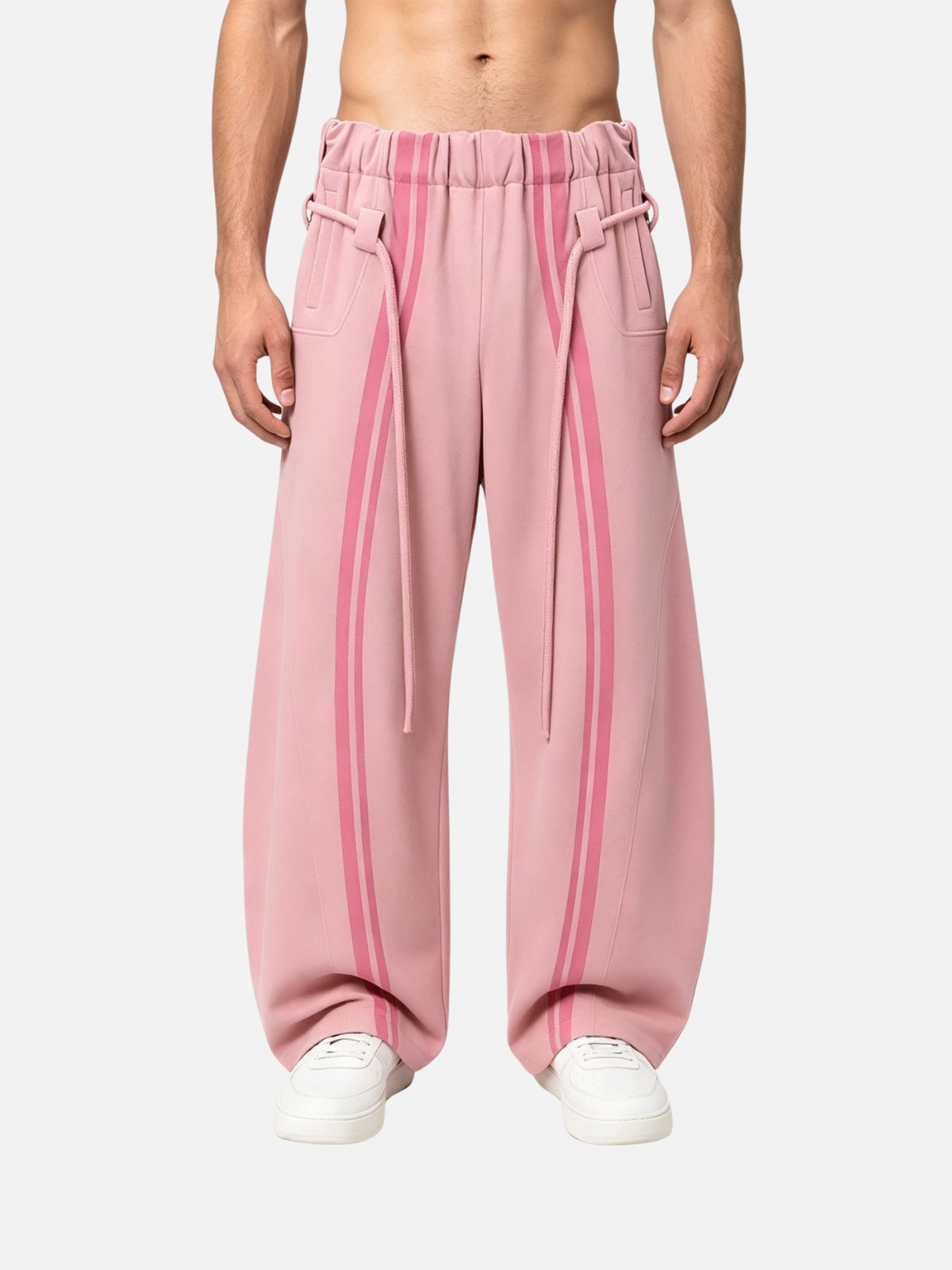 Haaura Stripe Super Baaggy Barrel Sweatpants