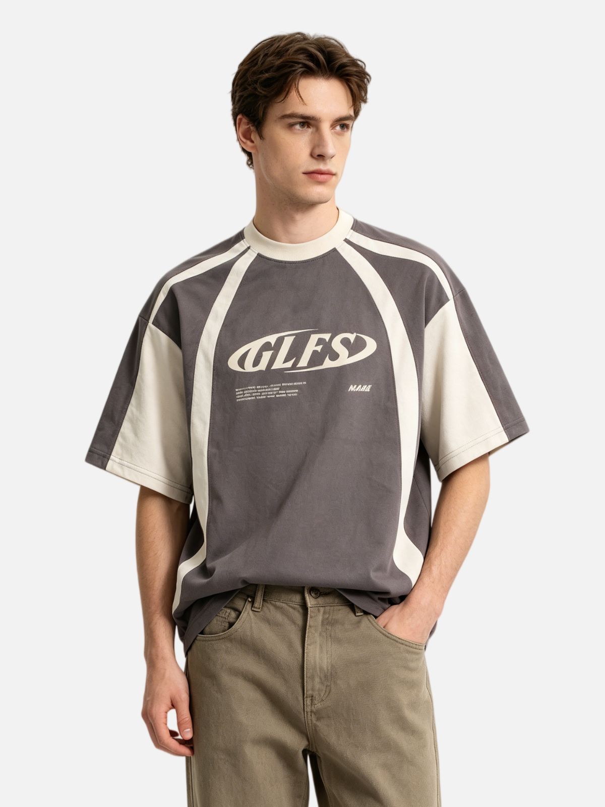 Haaura Contrast Panel Tee