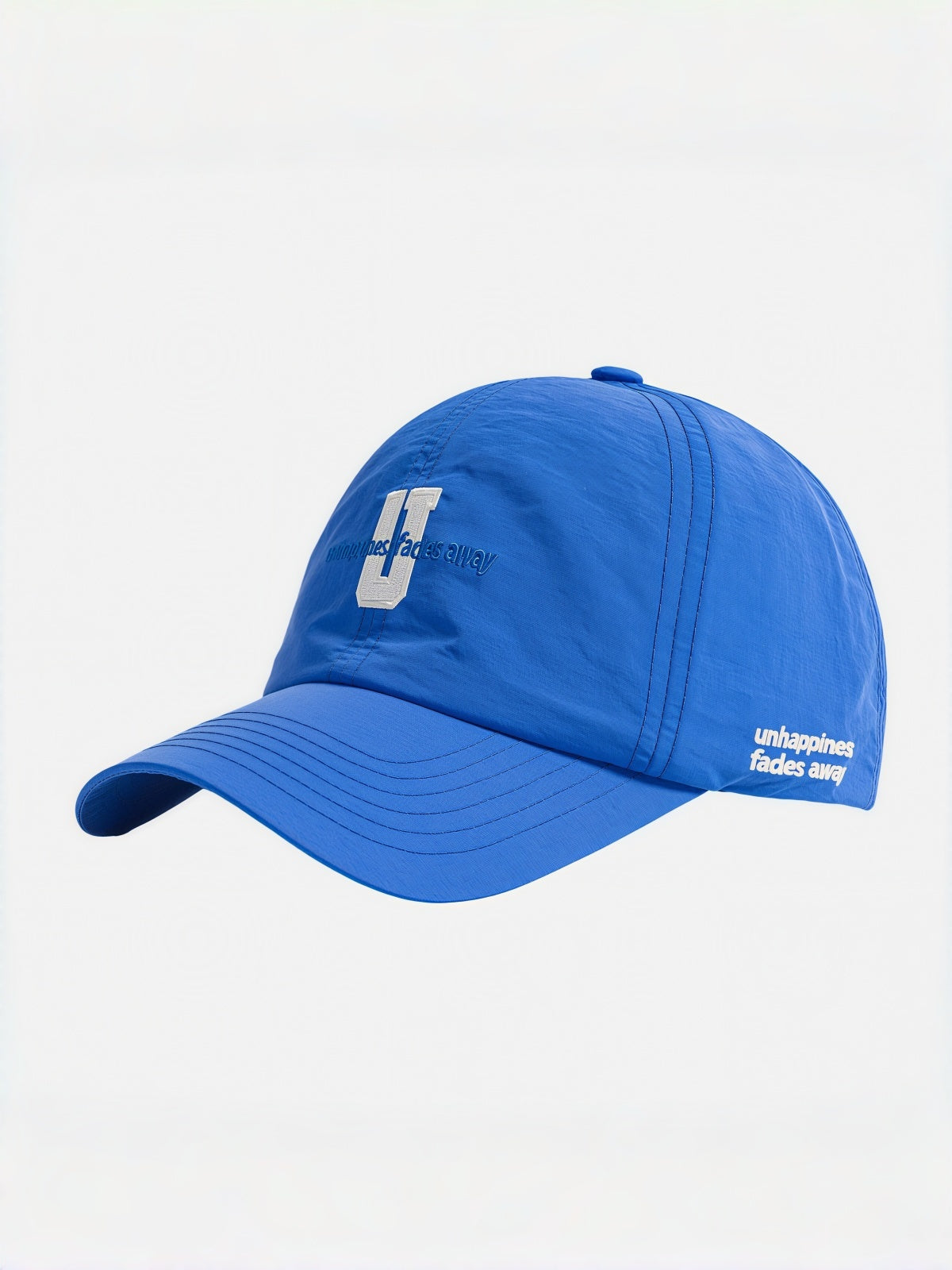"Unhappiness Fades Away" Embroidered Cap