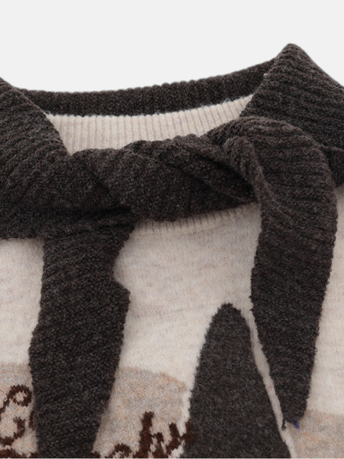 Haaura Lady Cat Bow Knit Sweater