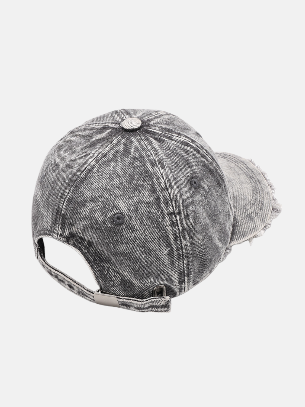 Fringe Denim Cap