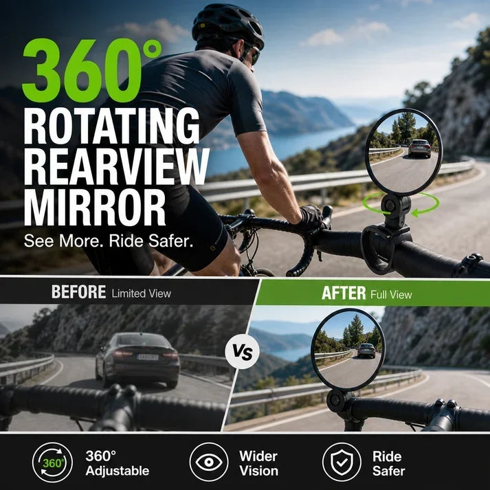 360° Rotating Rearview Mirror(1 Set 2 Pcs)