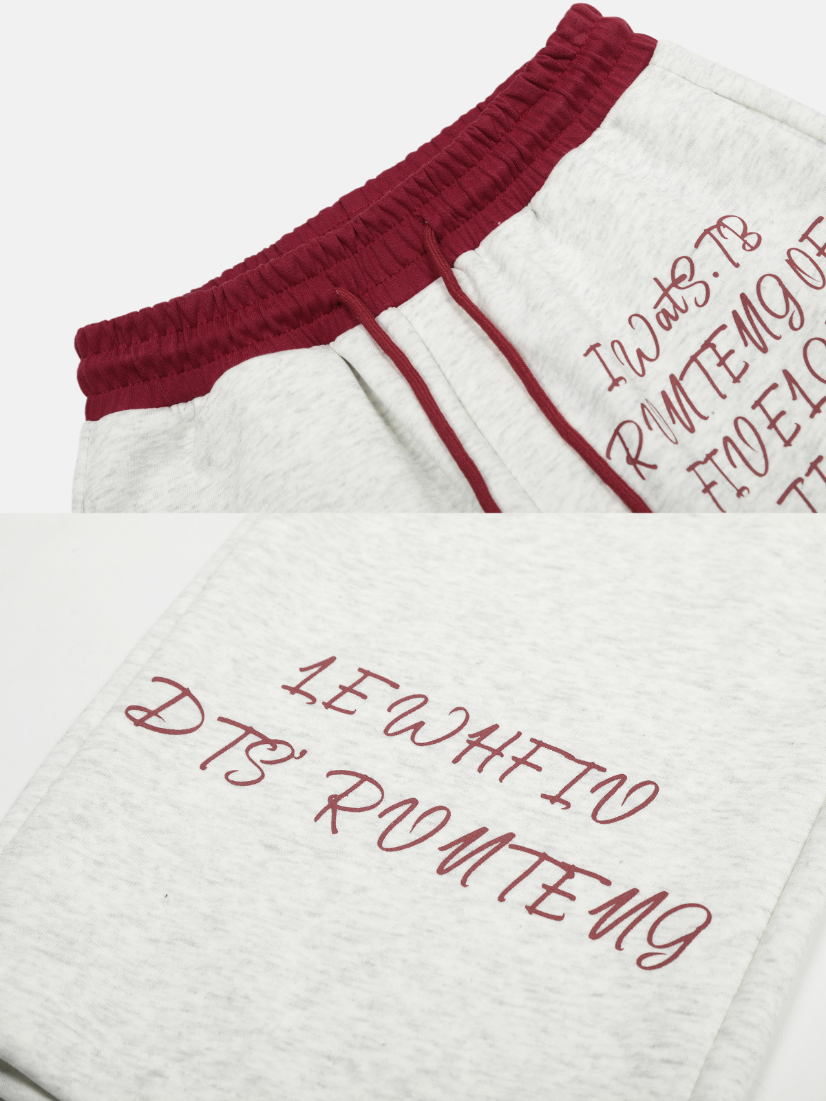 Haaura Red Accent Jogger Pants