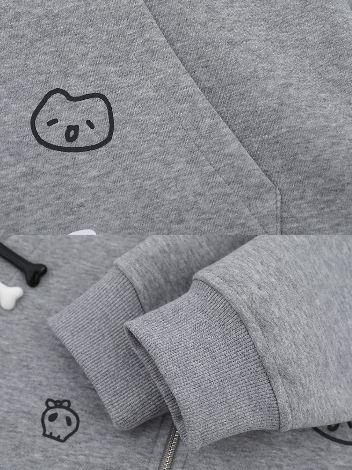 Haaura Spooky Kitten Ear Hoodie