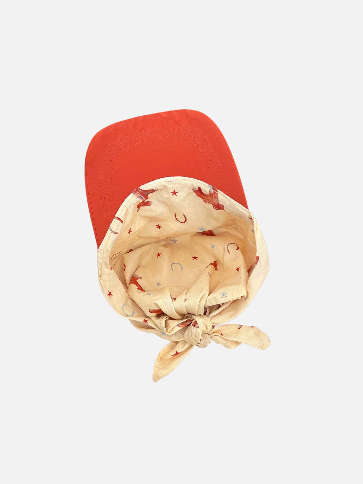 Haaura Animal & Moon Print Neck Flap Cap