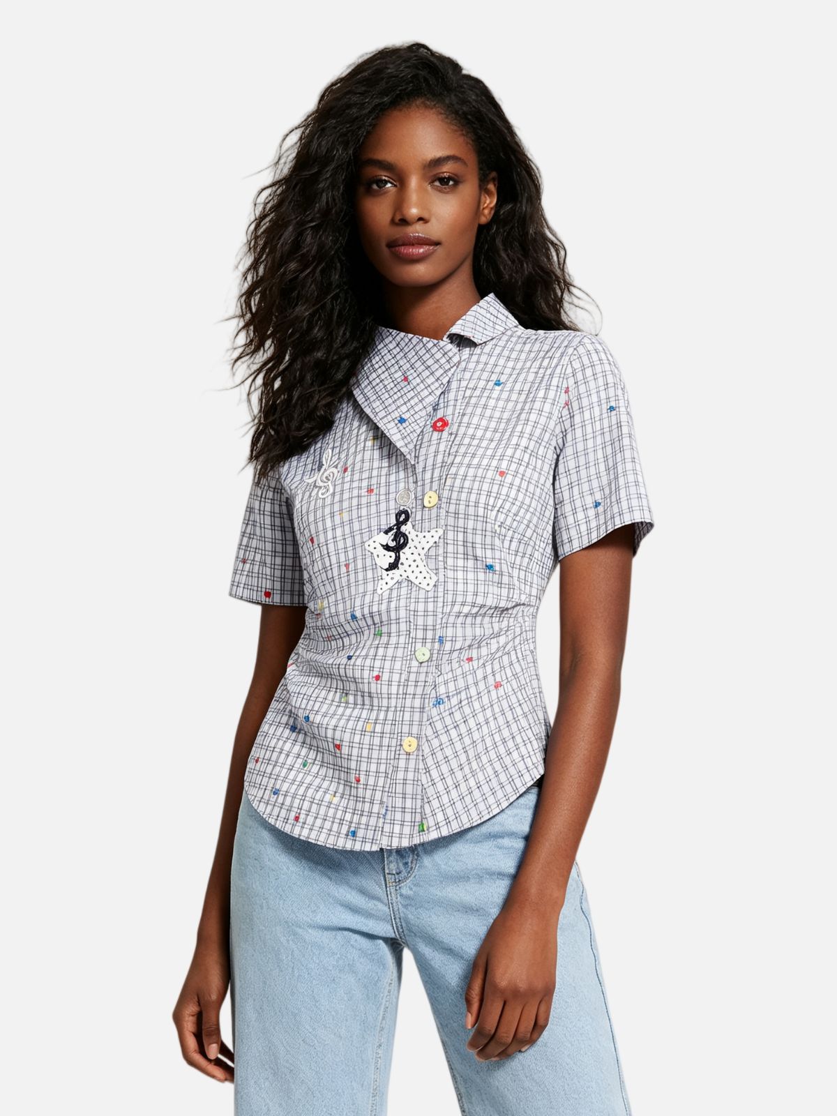 Haaura Star Charm Short Sleeve Shirt