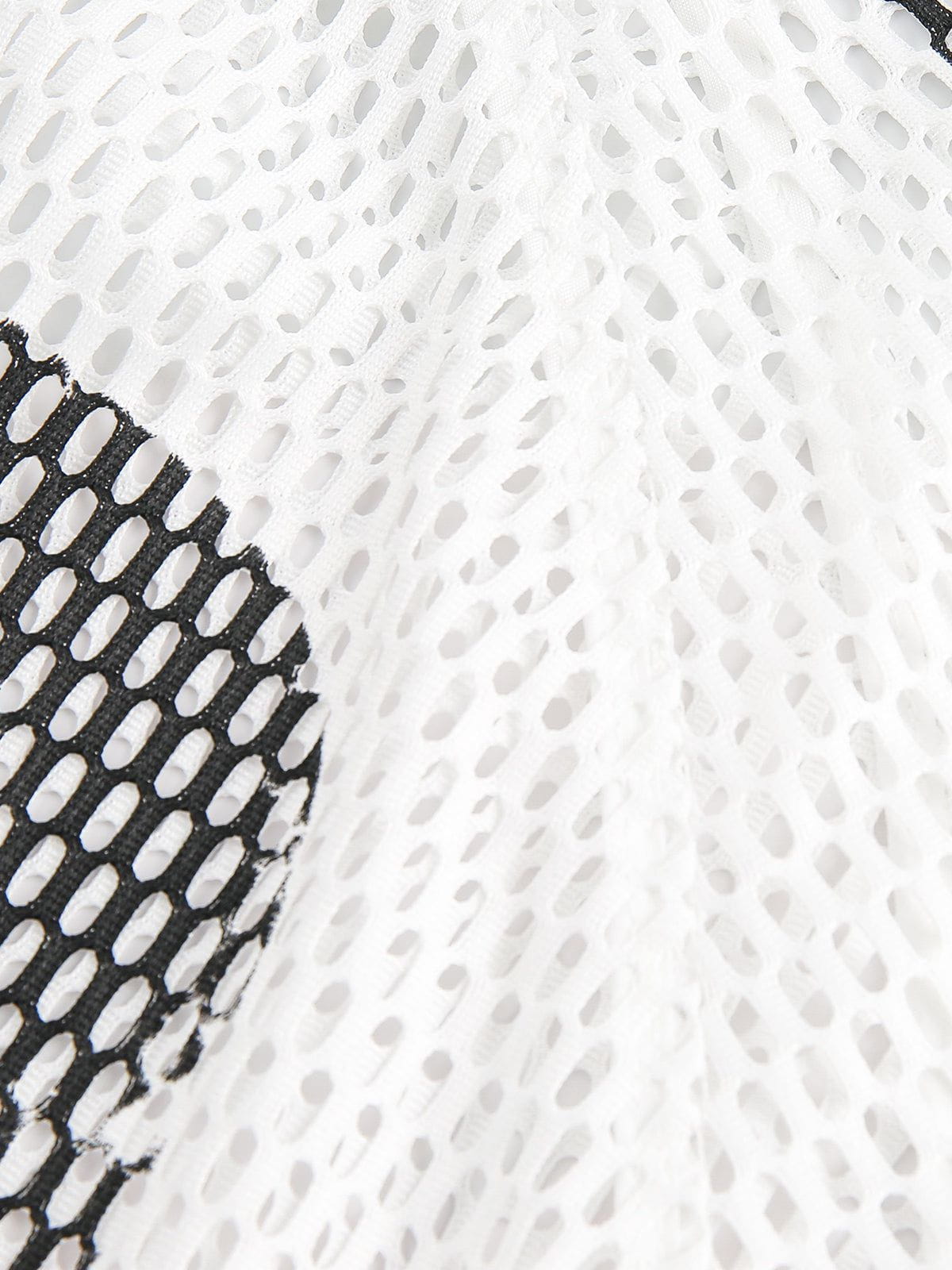Haaura 83 Mesh Zip Up Hooded Tee