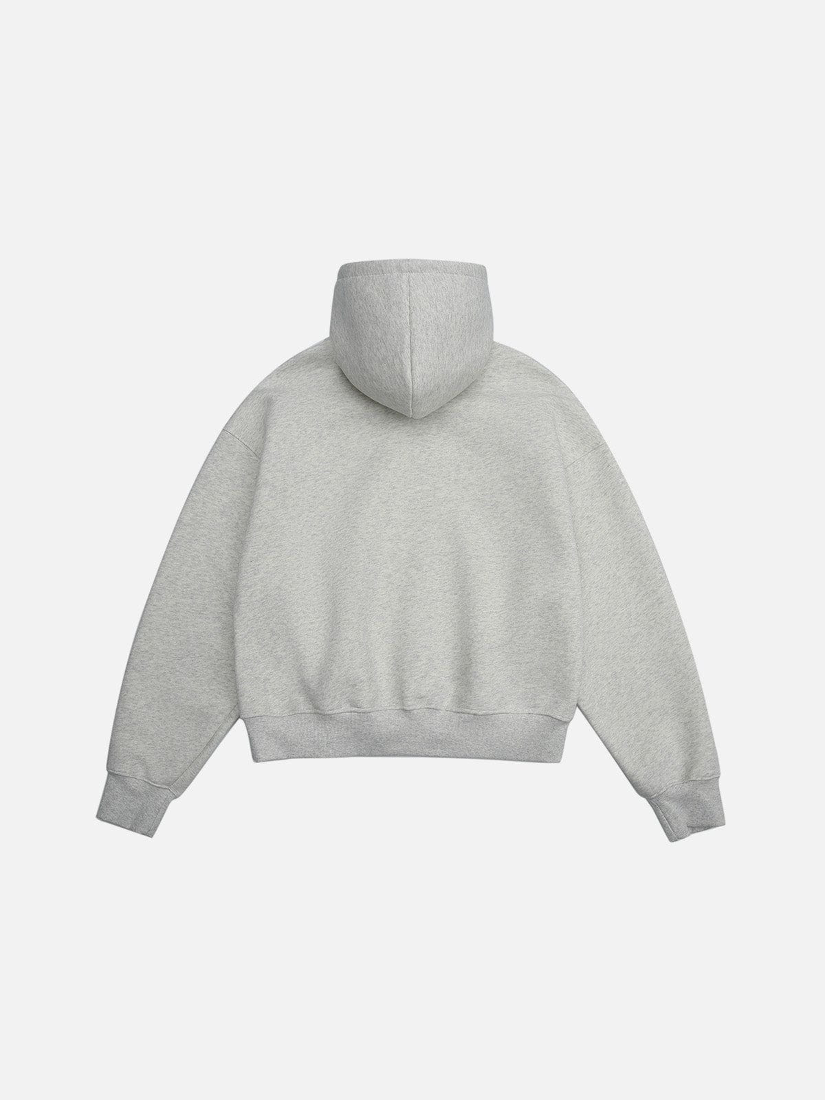 Haaura Solid Boxy Pullover Hoodie
