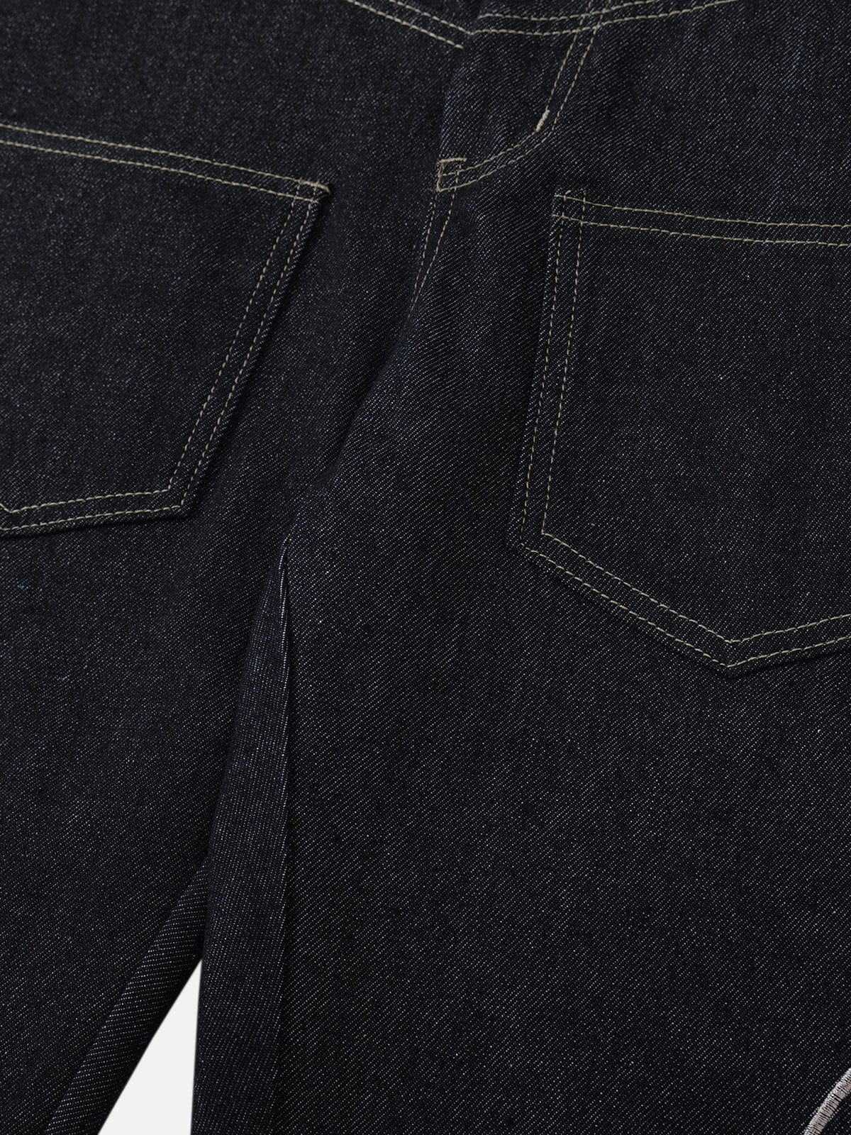 Haaura Embroidery Baaggy Barrel Jeans