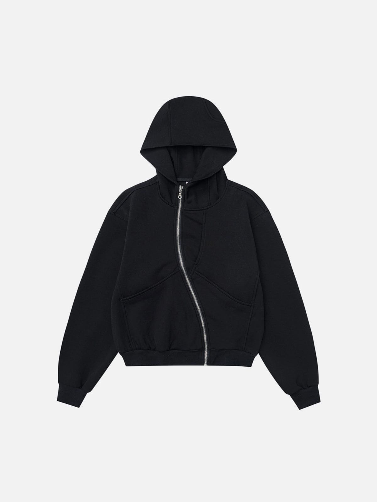 Haaura Deconstructive Zip Up Hoodie