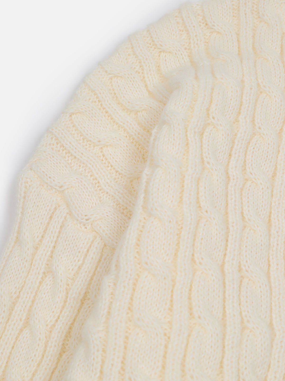 Haaura Cable Distressed Sweater