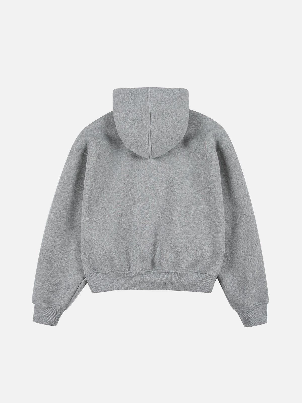 Haaura Deconstructive Boxy Zip Up Hoodie