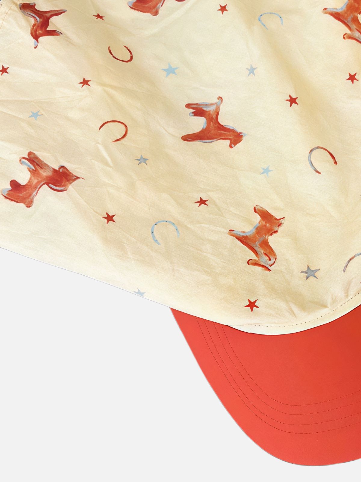 Haaura Animal & Moon Print Neck Flap Cap