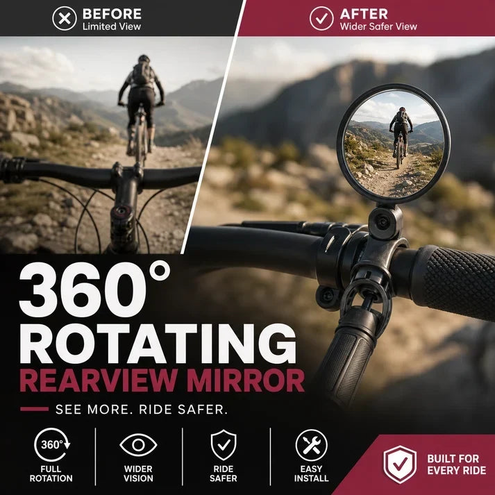 360° Rotating Rearview Mirror(1 Set 2 Pcs)