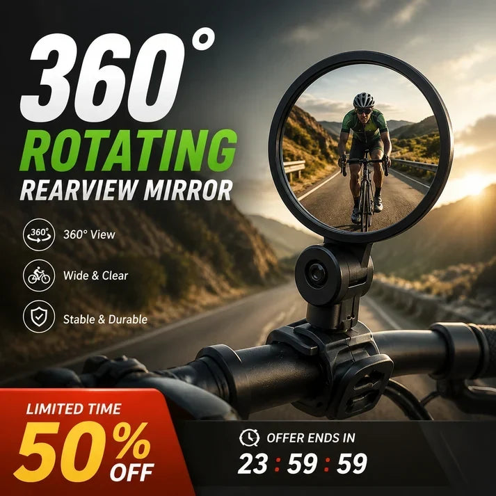 360° Rotating Rearview Mirror(1 Set 2 Pcs)