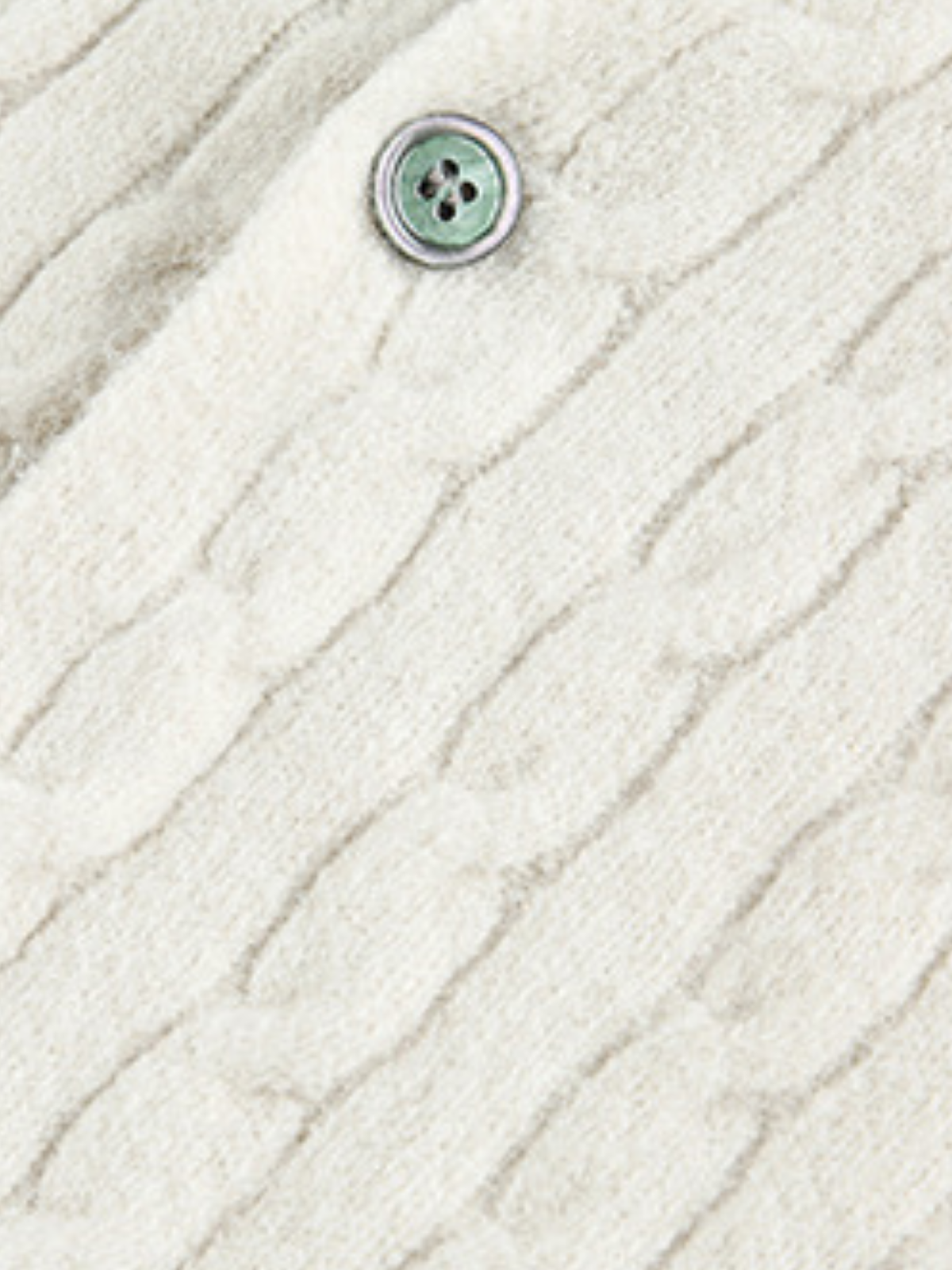 Haaura Cable Knit Button-Front Cardigan
