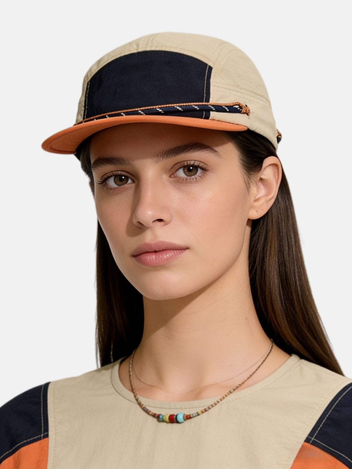 Color Block Camp Cap