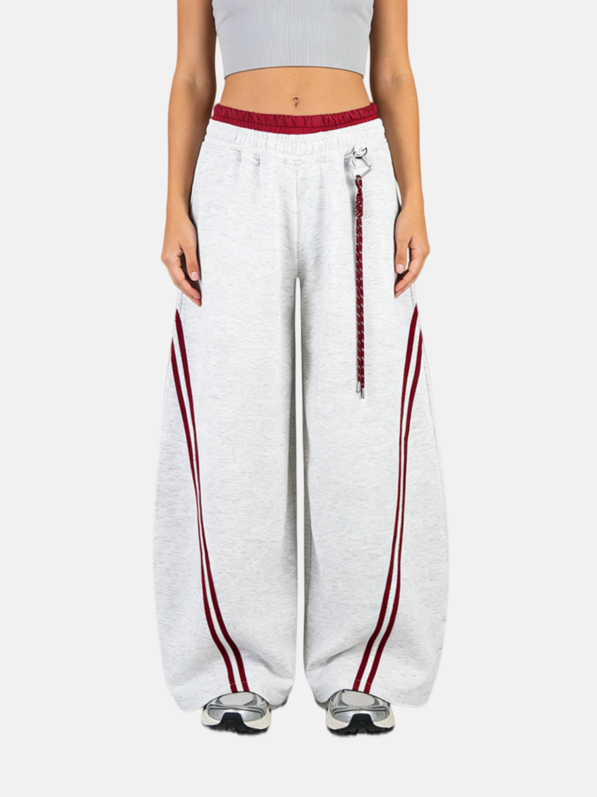 Haaura Contrast Stripe Jogger Pants