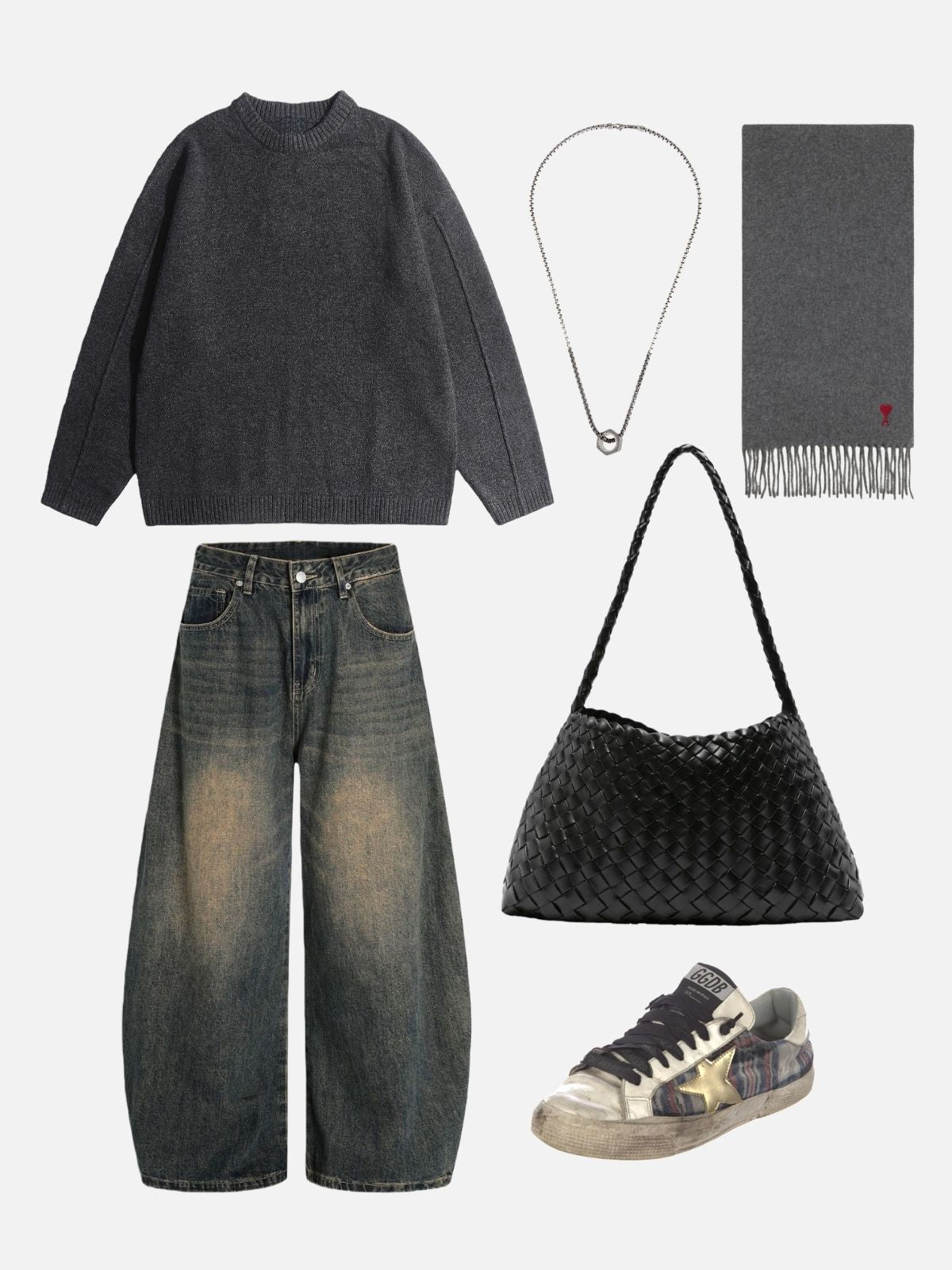 Haaura Soft-Touch Relaxed Fit Knit Sweater