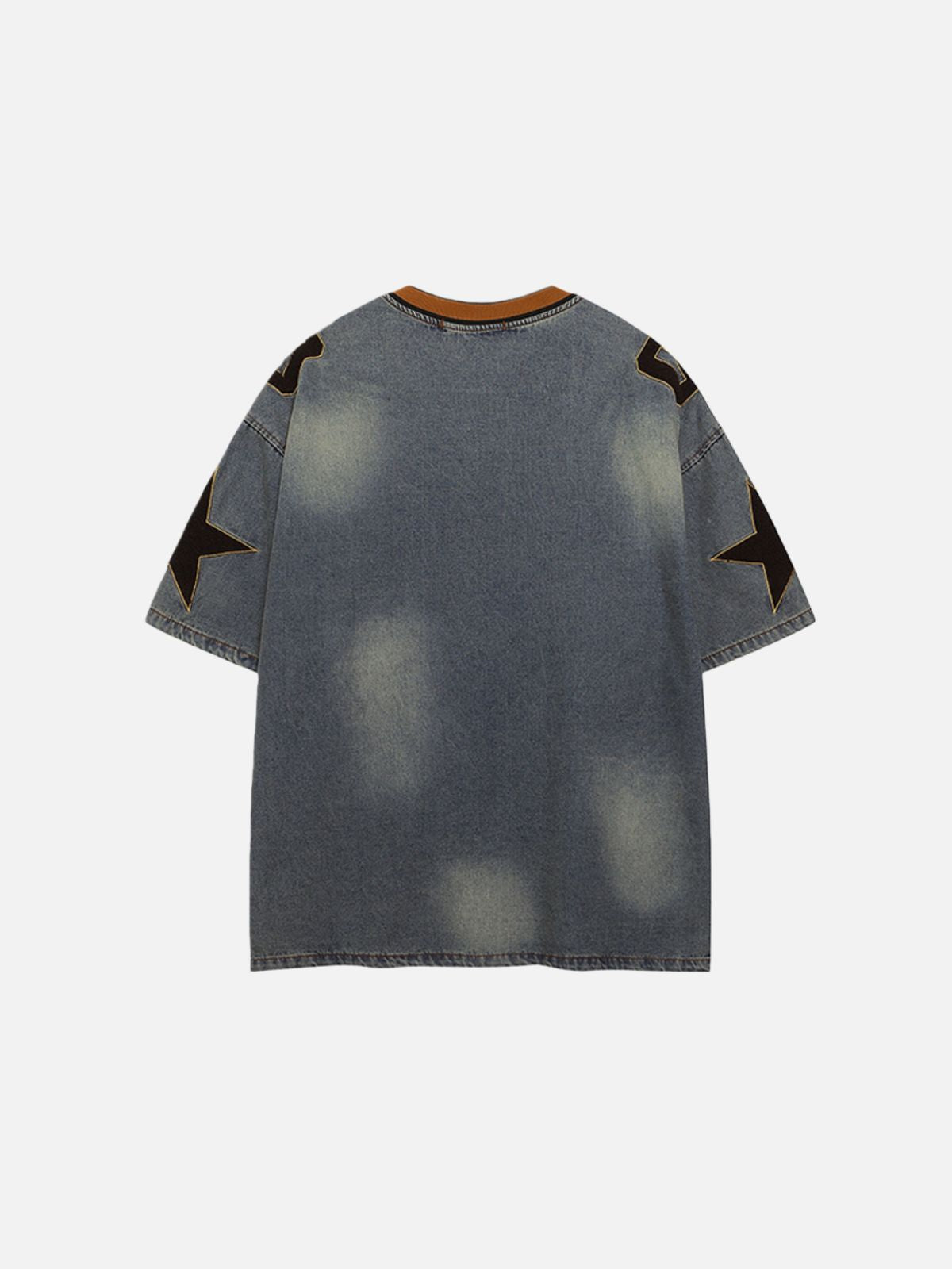 Haaura 80 V-neck Vintage Star Denim Tee