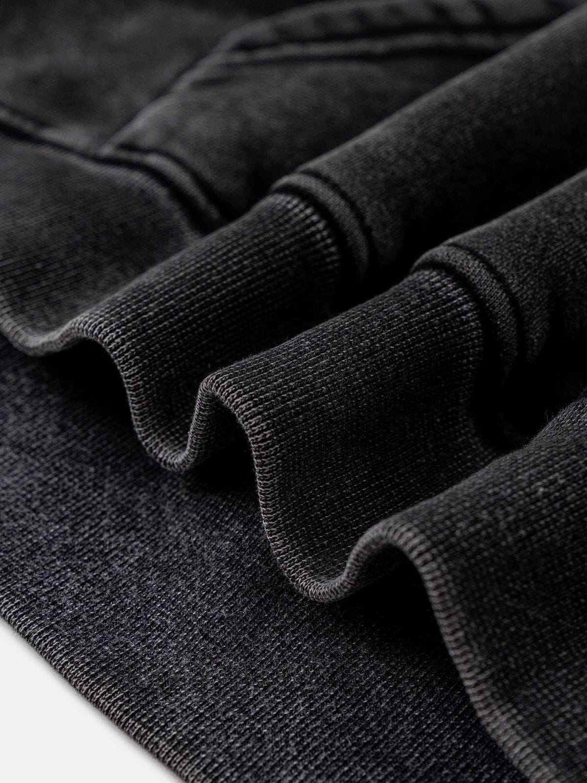 Haaura Cropped Raglan Sleeve Washed Pullover Hoodie