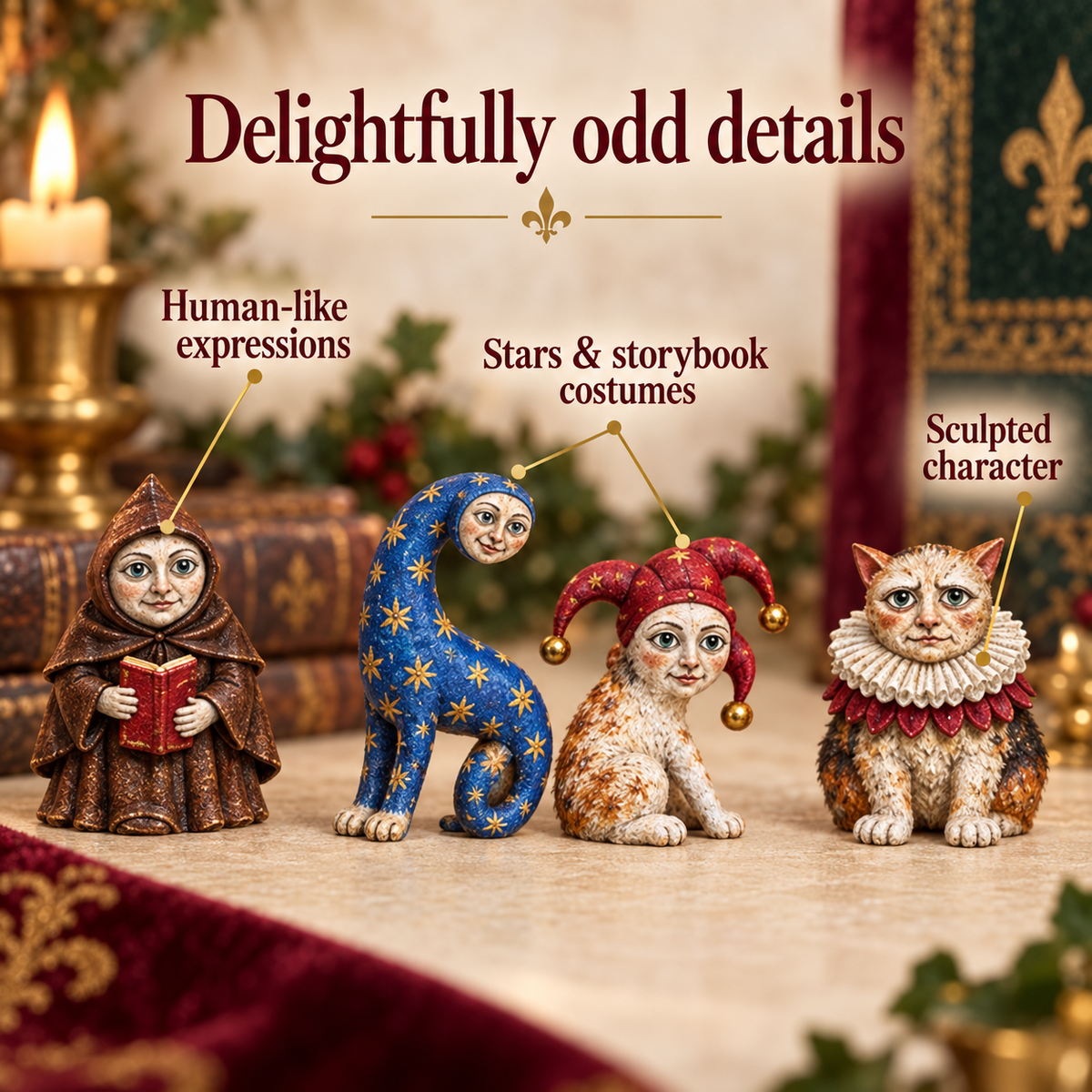 ๐๐ฐ 24 Days of Ugly Medieval Cats โ Hilariously Weird Cat Advent Calendar 2026