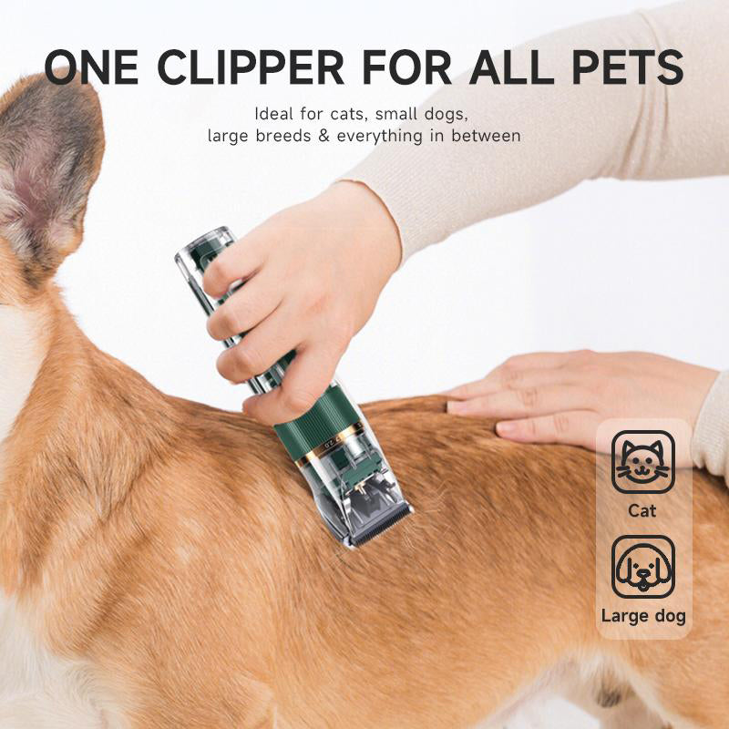 🎉 2026 Sale ! 💰Quiet LED Display Pet Hair Clipper|Cordless Low Noise Dog Cat Grooming Trimmer ✨