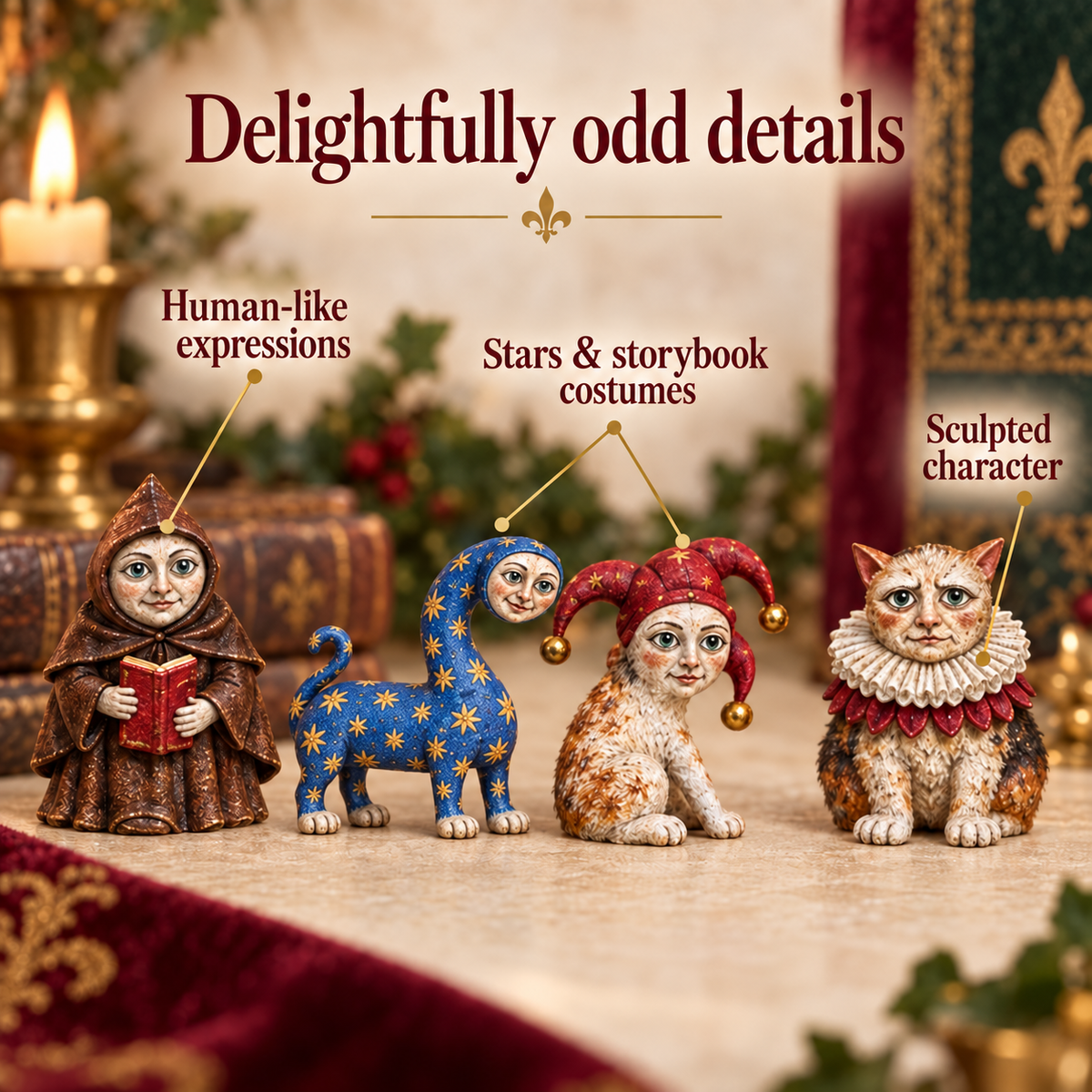 ๐๐ฐ 24 Days of Ugly Medieval Cats โ Hilariously Weird Cat Advent Calendar 2026